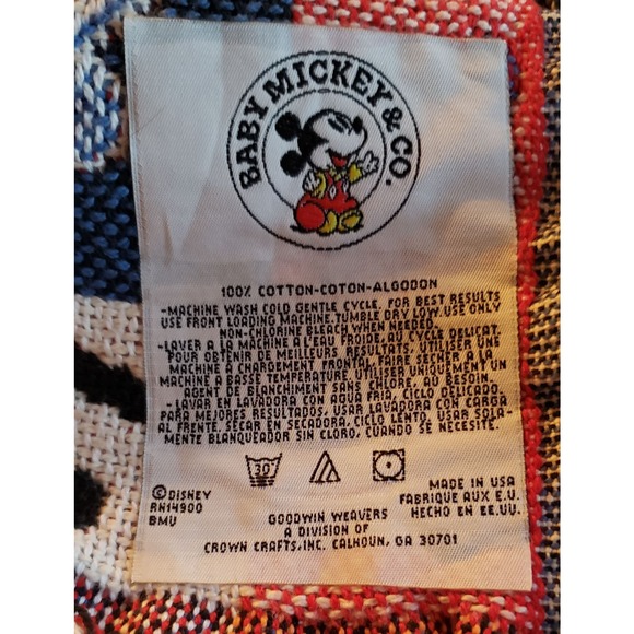 NWOT Baby Mickey & Co - Blanket Throw - Baby Disney characters with instruments! - Picture 10 of 11